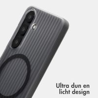 Accezz Lite Backcover met MagSafe | Fluted | Samsung Galaxy S25 - Grijs