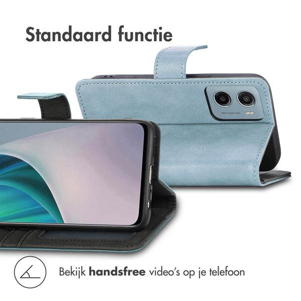 imoshion Luxe Bookcase Motorola Moto G05 / E15 - Lichtblauw
