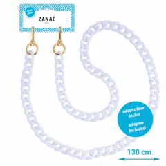 Zanae Universeel telefoon koord ketting - Crystal Harmony
