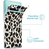 imoshion Design hoesje Samsung Galaxy S10 - Luipaard / Zwart