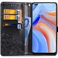 imoshion Mandala Bookcase Oppo Reno4 Z 5G - Zwart