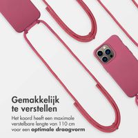 imoshion Color Backcover met afneembaar koord MagSafe Apple iPhone 13 Pro - Raspberry