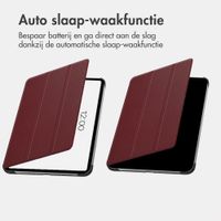 imoshion Trifold Bookcase Samsung Galaxy Tab A11 Plus - Bordeaux
