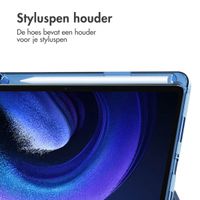 imoshion Trifold Hardcase Bookcase Xiaomi Pad 6 / 6 Pro - Blauw