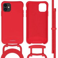 imoshion Color Backcover met afneembaar koord iPhone 11 - Rood