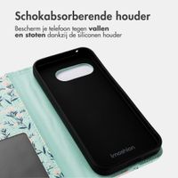 imoshion Design Bookcase Google Pixel 9A - Blue Flowers