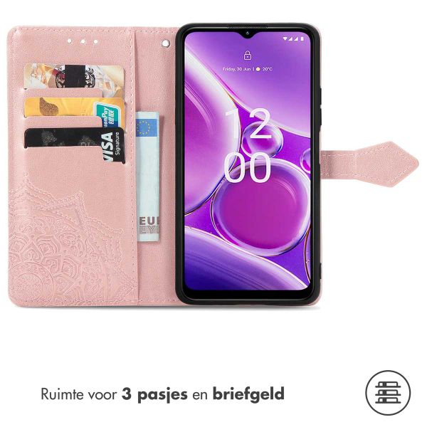 imoshion Mandala Bookcase Nokia G42 - Rosé Goud