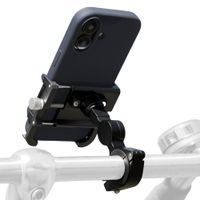 imoshion Aluminium Telefoonhouder Fiets - 360° draaibaar - Lichtgewicht - Universeel - Zwart