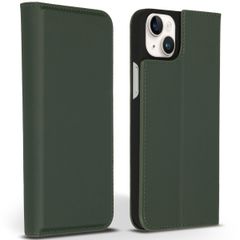 Accezz Premium Leather Slim Bookcase Apple iPhone 14 Plus - Groen