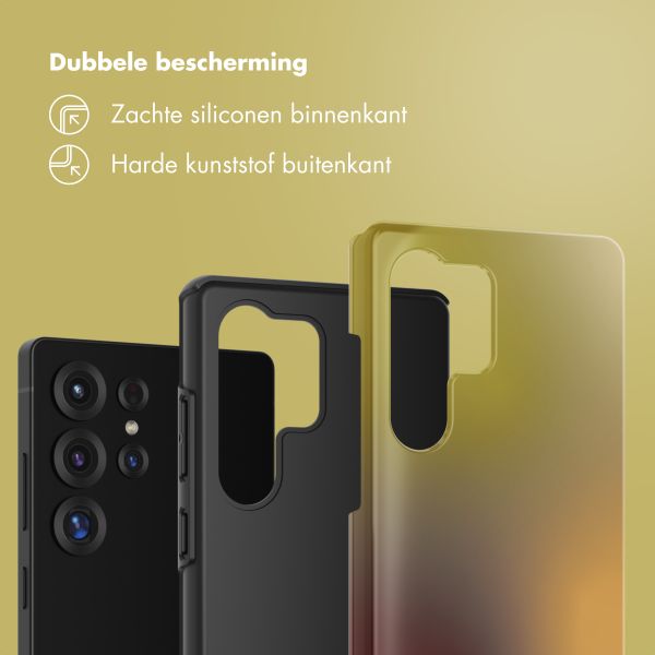 Selencia Vivid Backcover Samsung Galaxy S25 Ultra - Gradient Olive Dust