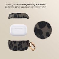 Selencia Sabi Case met panterprint  Apple Airpods Pro 3 - Midnight Black