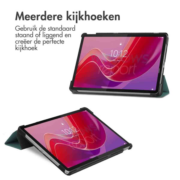 imoshion Trifold Hardcase Bookcase Lenovo Tab M11 - Groen