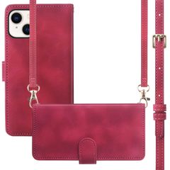 imoshion Bookcase met koord iPhone 15 - Rood