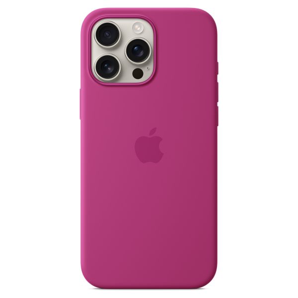 Apple Silicone Backcover MagSafe Apple iPhone 16 Pro Max - Fuchsia