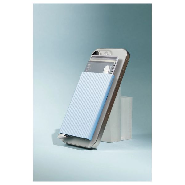 Secrid Cardprotector MagSafe Fluted - Pashouder - Ice Blue