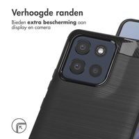 imoshion Brushed Backcover Motorola Moto G86 - Zwart