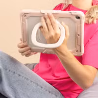 imoshion Rugged Kidsproof Backcover Samsung Galaxy Tab A9 Plus - Lichtroze