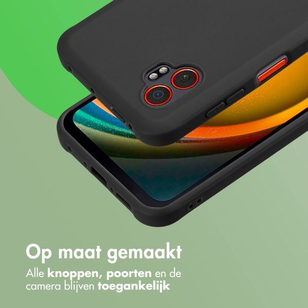 imoshion Color Backcover Samsung Galaxy Xcover 7 Pro - Zwart