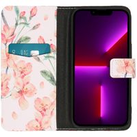 imoshion Design Softcase Bookcase Apple iPhone 13 Pro - Blossom Watercolor White