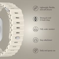Accezz Ocean band Apple Watch | 38/40/41/42 mm - Starlight
