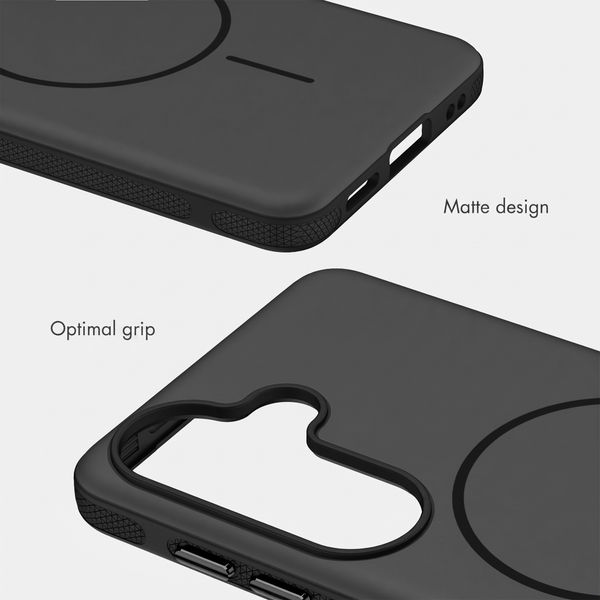 imoshion Colour Back Cover with Thin MagSafe Ring Samsung Galaxy S26 - Black