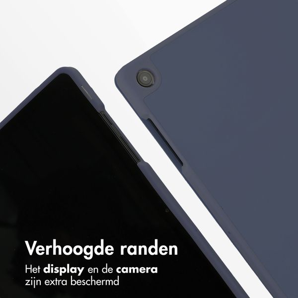 Accezz Smart Silicone Bookcase Samsung Galaxy Tab A11 Plus / A9 Plus - Donkerblauw