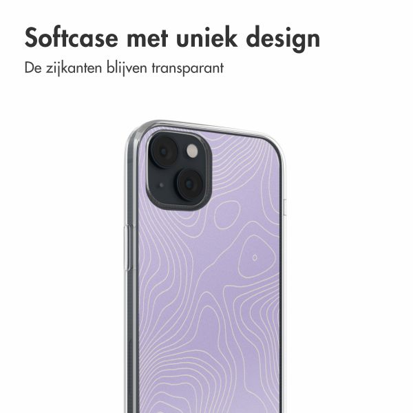 imoshion Design hoesje iPhone 14 - Topo Lilac