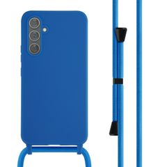 imoshion Siliconen hoesje met koord Samsung Galaxy A54 (5G) - Blauw