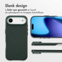 Accezz MagSafe Leather Backcover Apple iPhone Air - Cedar Green