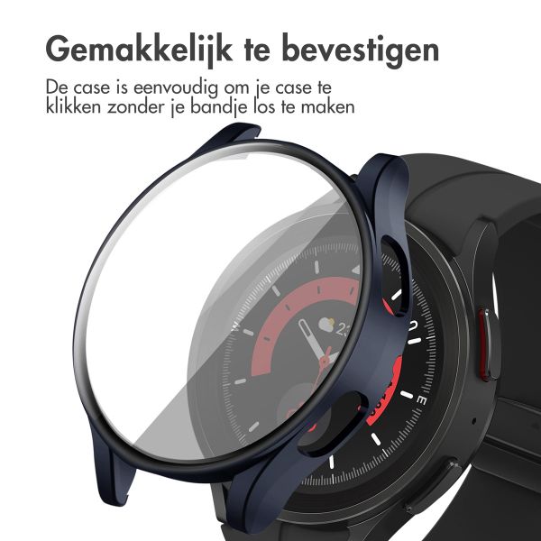 imoshion Full Cover Hardcase Samsung Galaxy Watch 4 44 mm - Donkerblauw