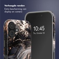 Selencia Vivid Backcover met MagSafe Apple iPhone 17 - Chic Marble Black