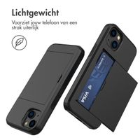 imoshion Backcover met pasjeshouder iPhone 13 Mini - Zwart