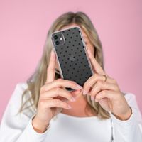 imoshion Design hoesje Samsung Galaxy A71 - Hartjes - Zwart