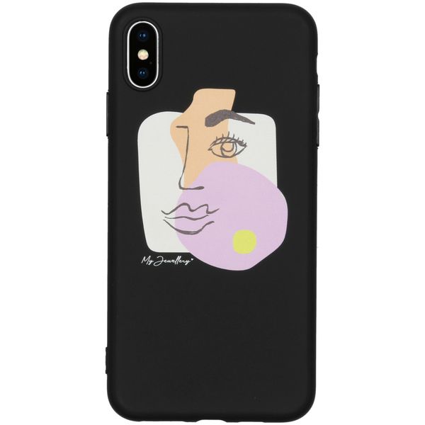 My Jewellery Design Backcover iPhone Xs Max - Face Black