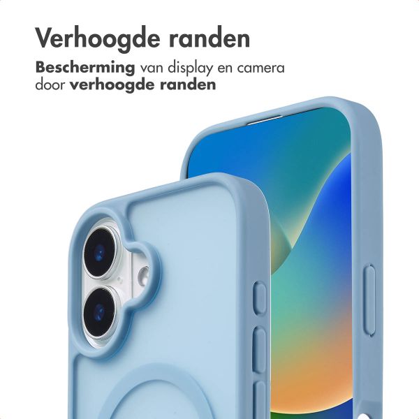 imoshion Color Guard Backcover met MagSafe iPhone 16 - Lichtblauw