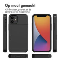 imoshion Backcover met pasjeshouder Apple iPhone 12 Mini - Zwart