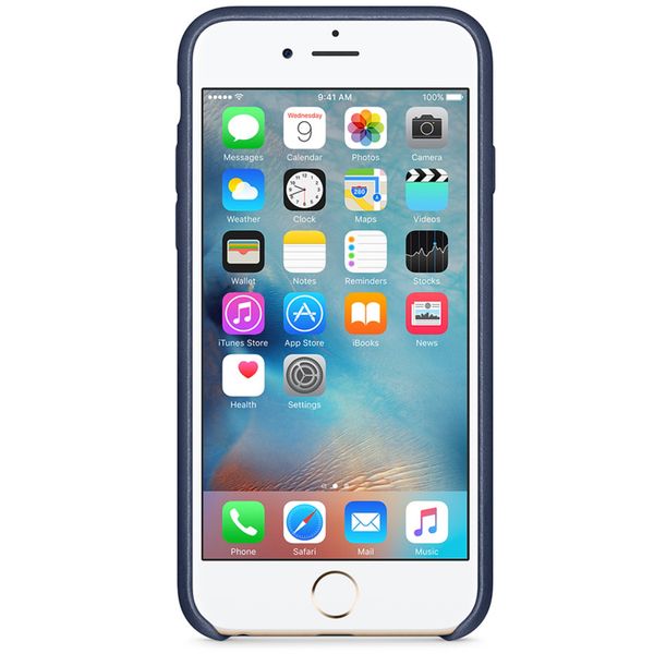 Apple Leather Backcover Apple iPhone 6 / 6s - Midnight Blue