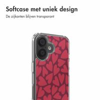 imoshion Design hoesje Apple iPhone 16 - Hearty Coral Dust