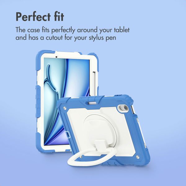 imoshion Rugged Kidsproof Back Cover Apple iPad Air 11 inch (2026) M4 / (2025) M3 / (2024) M2 - Blue