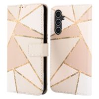 imoshion Design Bookcase Samsung Galaxy A54 (5G) - Beige Graphic