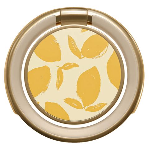 Burga Ringholder Gold - Telefoonring - Lemon Tart