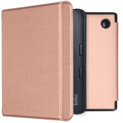 imoshion Slim Hard Case Bookcase Kobo Libra 2 / Tolino Vision 6 - Rosé Goud
