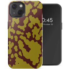 Selencia Vivid Backcover met MagSafe Apple iPhone 13 - Moo'd Olive Dust