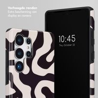 Selencia Vivid Backcover Samsung Galaxy S25 Ultra - Art Wave Black