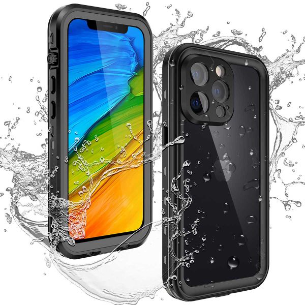 Redpepper Dot Plus Waterproof Backcover Apple iPhone 13 Pro - Zwart