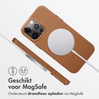 Accezz MagSafe Leather Backcover iPhone 14 Pro Max - Sienna Brown