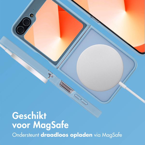 imoshion Color Guard Backcover met MagSafe Samsung Galaxy Z Flip 6 - Lichtblauw