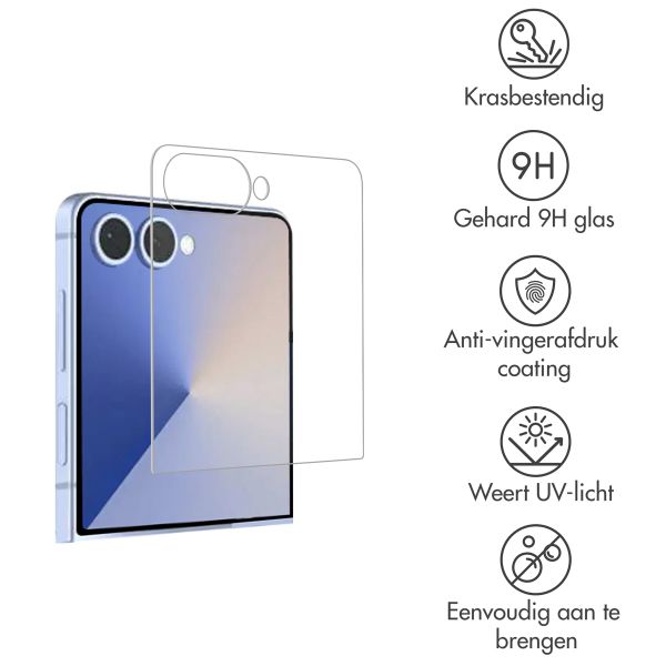 Accezz Gehard Glas Screenprotector 2-pack Samsung Galaxy Z Flip 7