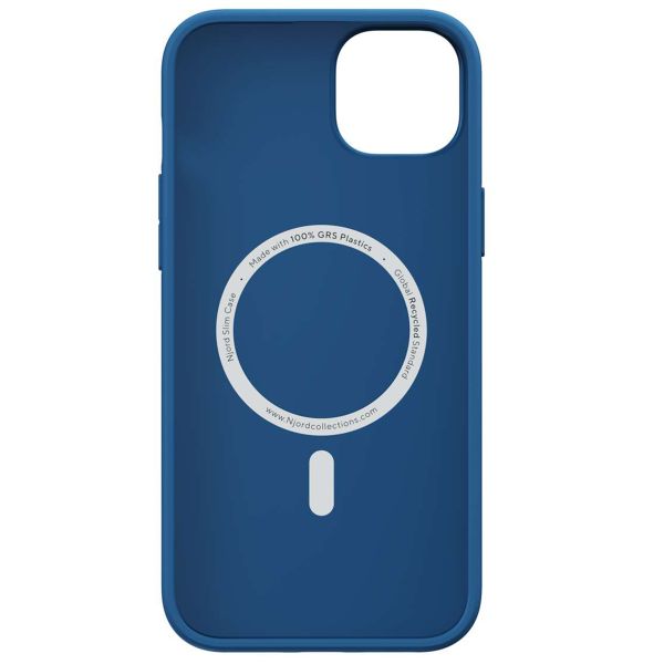 Njorð Collections Slim Case MagSafe Apple iPhone 15 Plus - Blue
