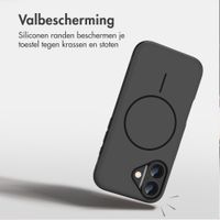 imoshion Color Backcover met Thin MagSafe Ring Apple iPhone 16 - Zwart